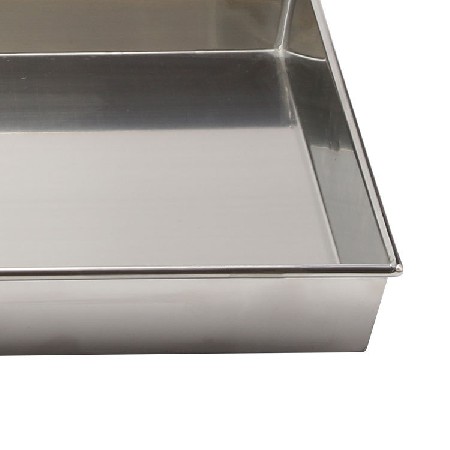 雙拉手設計防燙手圓盤廠家直銷批發 不銹鋼方盤 廚房食物容器
